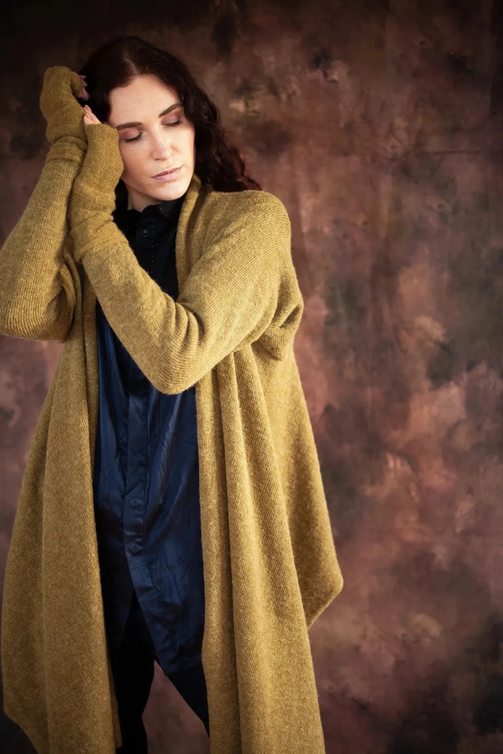 Knitted Nayavu Jumper in Bronze