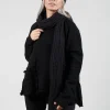 Knitted Scarf in Black