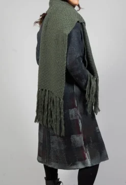 Knitted Scarf in Mirto