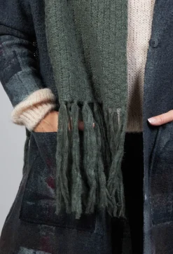 Knitted Scarf in Mirto