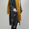 Knitted Scarf in Mustard