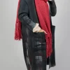 Knitted Scarf in Red