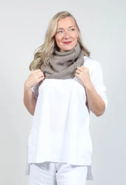 Knitted Snood in Taupe