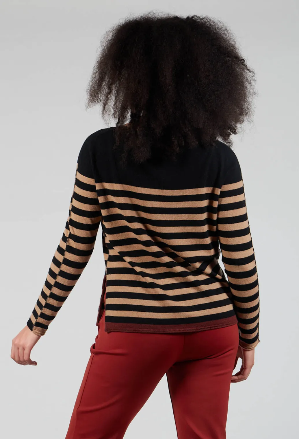 Knitted Sweater in Beige Nero