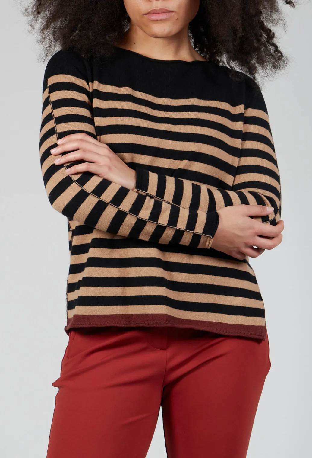 Knitted Sweater in Beige Nero