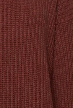 Knitted Sweater in Cuoio Cuir