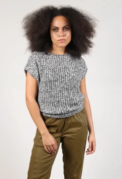 Knitted Sweater Vest in Grey