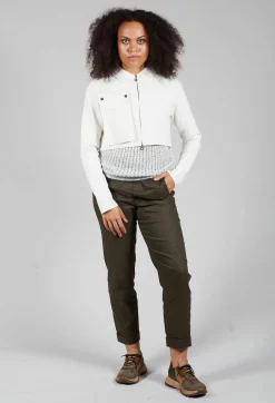 Knitted Sweater Vest in Light Grey