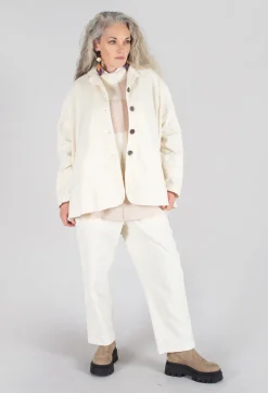 Knitted Vest Checked Jaquard in Beige