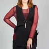 Knitted Waistcoat in Black