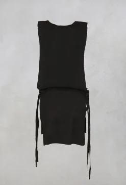Knitted Waistcoat in Black
