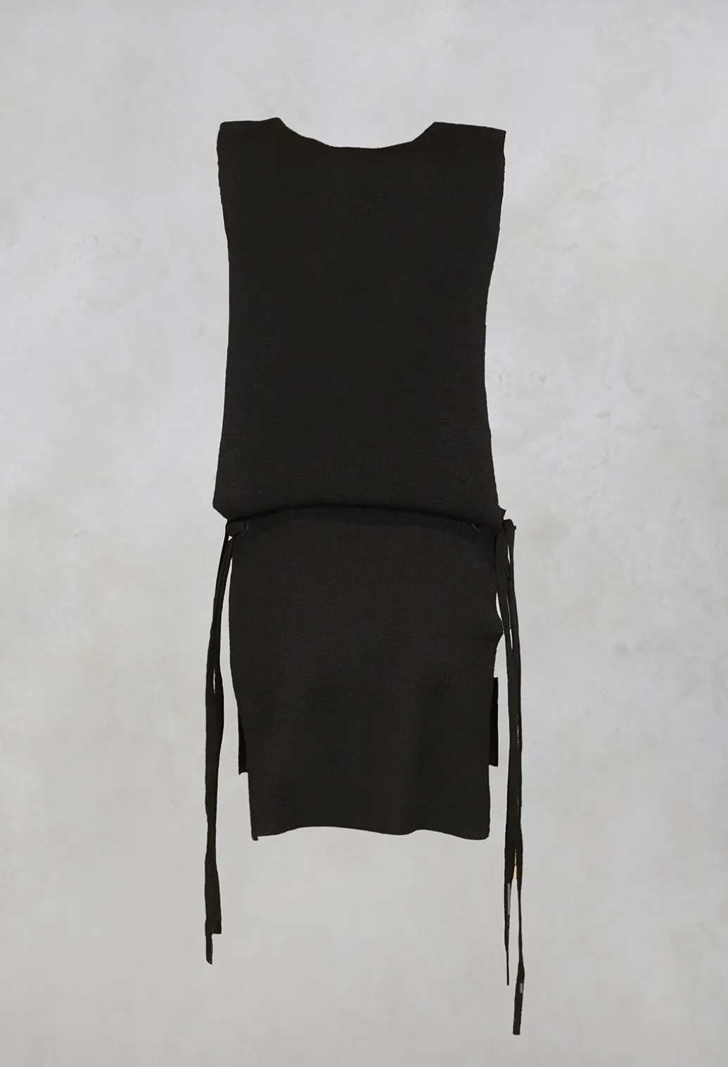 Knitted Waistcoat in Black