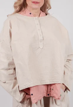 Ökoerfolg Blouse in Kiesel