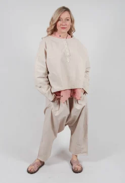 Ökoerfolg Blouse in Kiesel