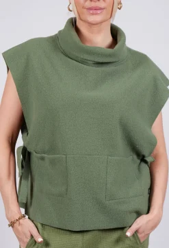 Koge Top in Khaki