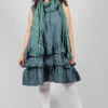 Kommschlicht Dress in Lauch