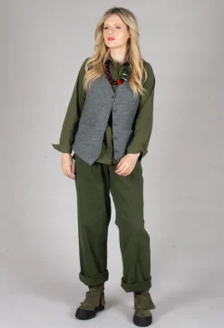 Koniso Trousers in Khaki