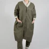 Kumasi Coat in Argile and Majestic