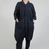 Kumasi Coat in Night and Cobalt