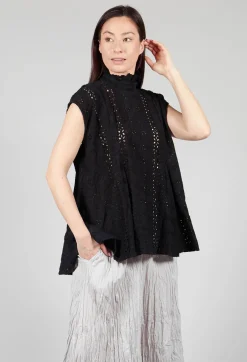 Kusfrau Top in Kaviar