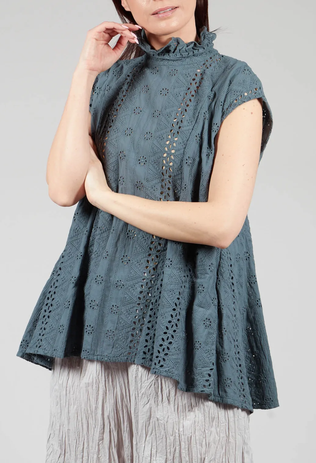 Kusfrau Top in Lauch