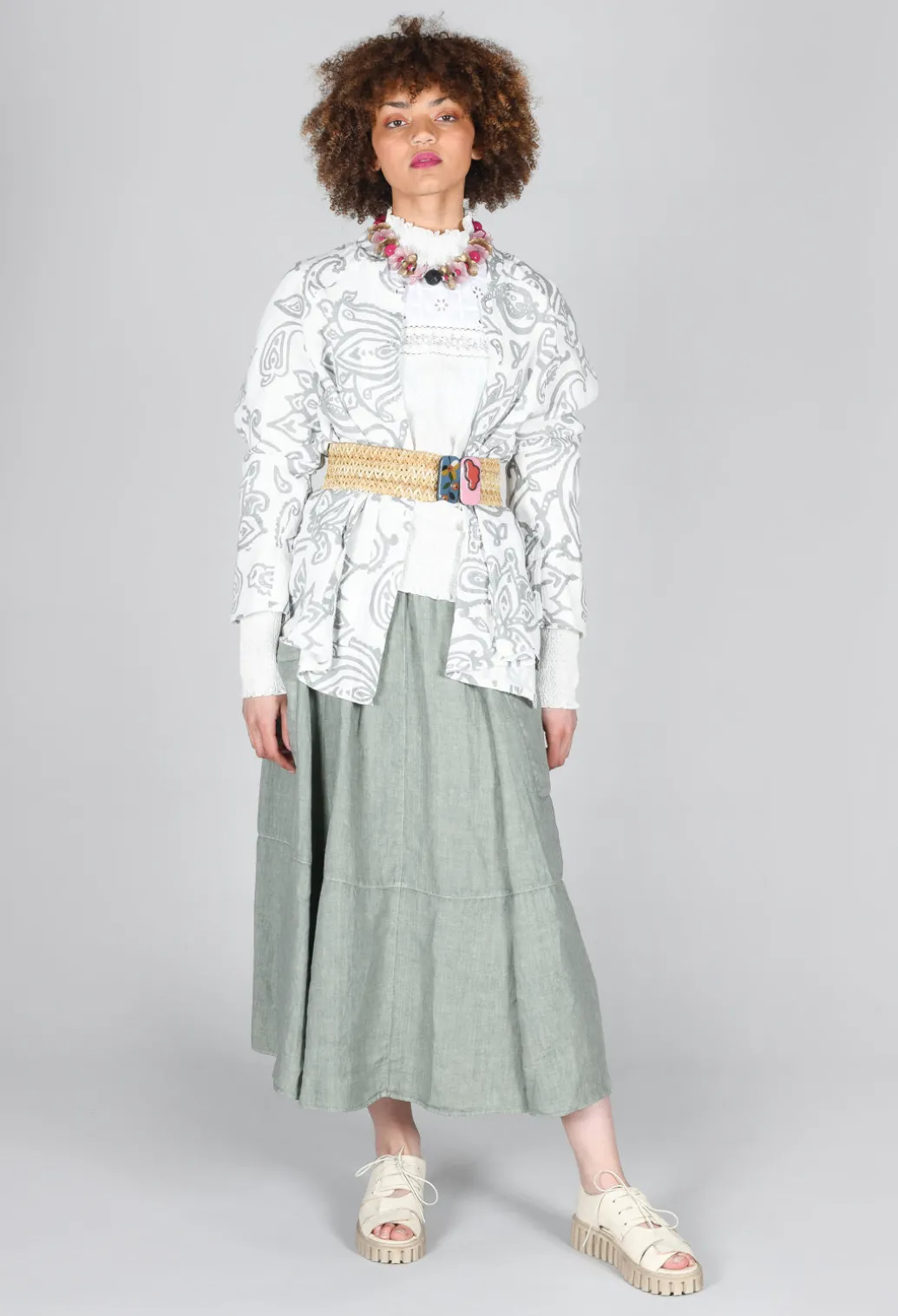 Lace Blouse in White