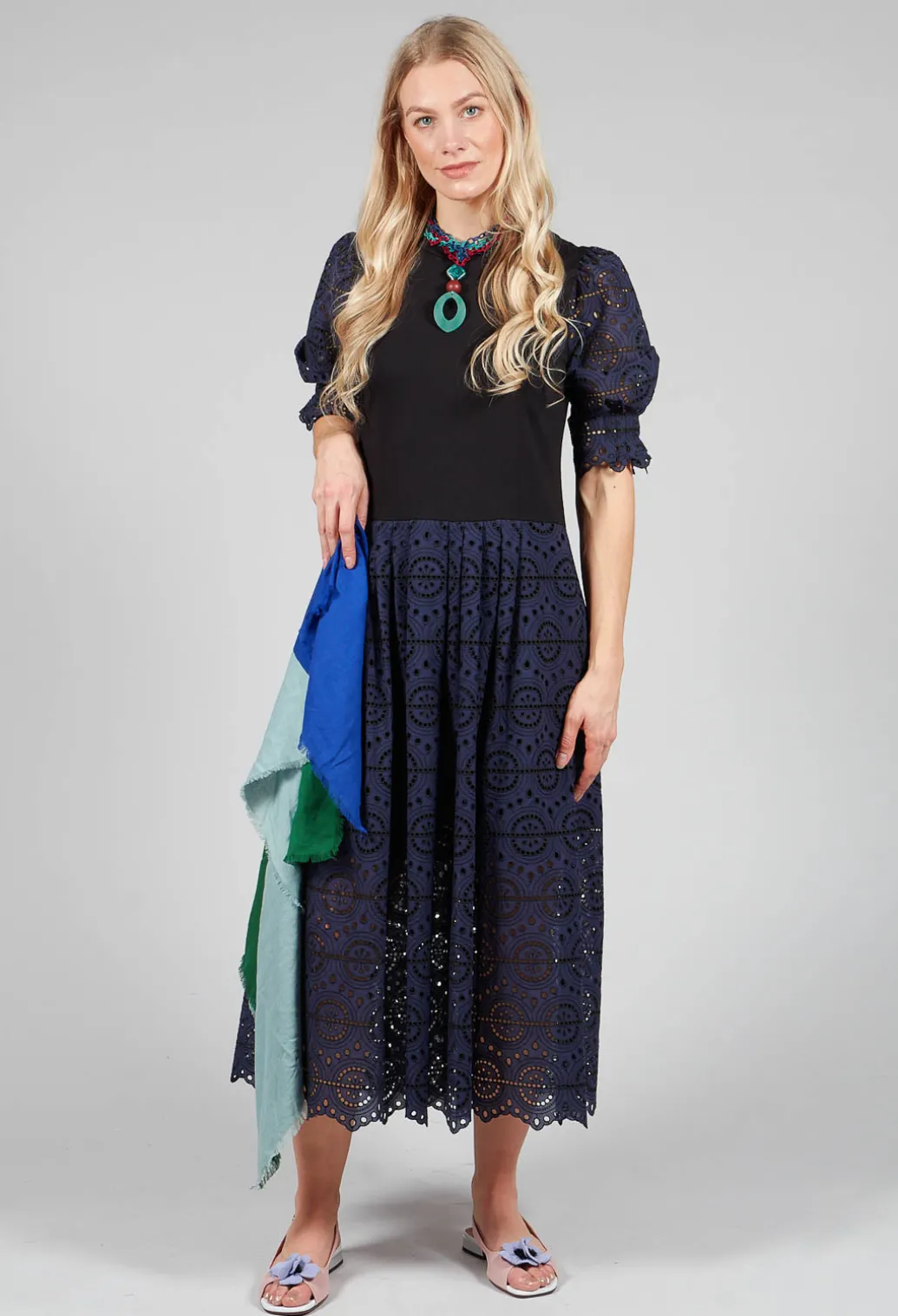 Lace Dress in Blue