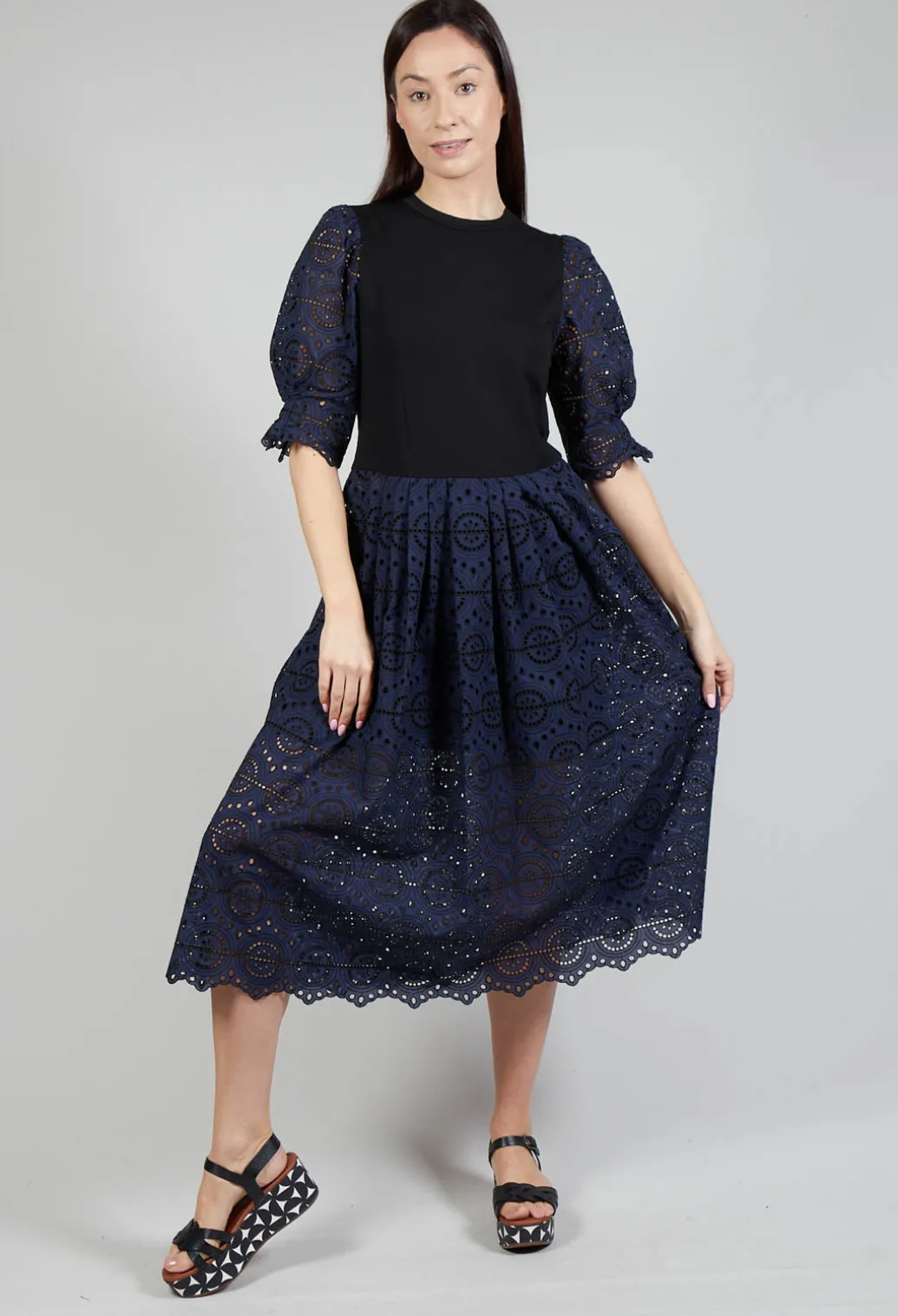 Lace Dress in Blue