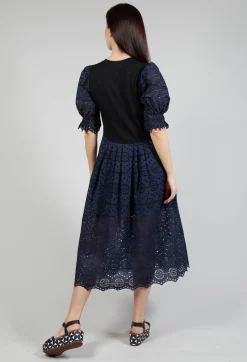 Lace Dress in Blue