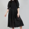 Lace Dress in Summer Black