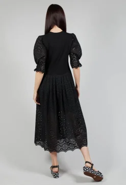Lace Dress in Summer Black