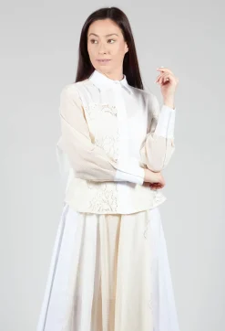 Lace Shirt in Vanilla Ice