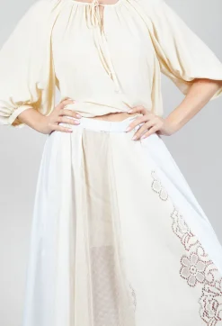 Lace Skirt in Vanilla Ice