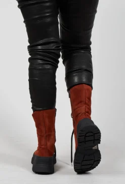 Lace Up Boots In London Caramello