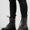 Lace Up Boots in Rock