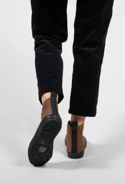 Lace up High Top Pumps in Bronze