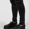 Lace Up Loafers in Black