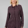Lao Blouse in Violet and Black