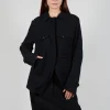 Large Pocket Jacket in Black