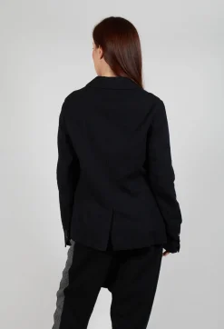 Large Pocket Jacket in Black
