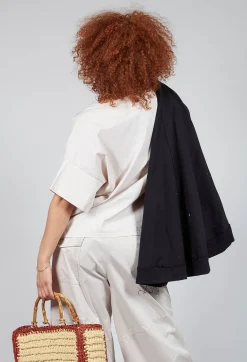 Large Pocket Shirt in Beige