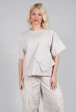 Large Pocket Shirt in Beige