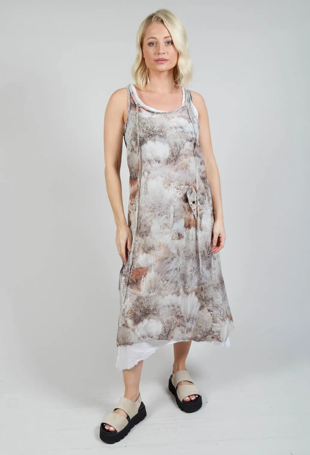 Layered Dress in Steppe Bronze