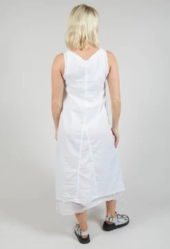 Layered Dress in White