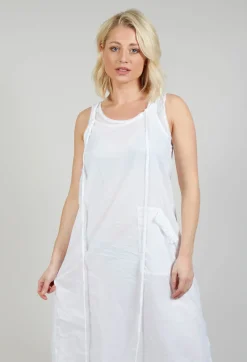 Layered Dress in White
