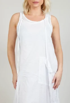 Layered Dress in White