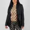 Layered Jacket in Black