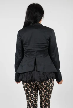 Layered Jacket in Black