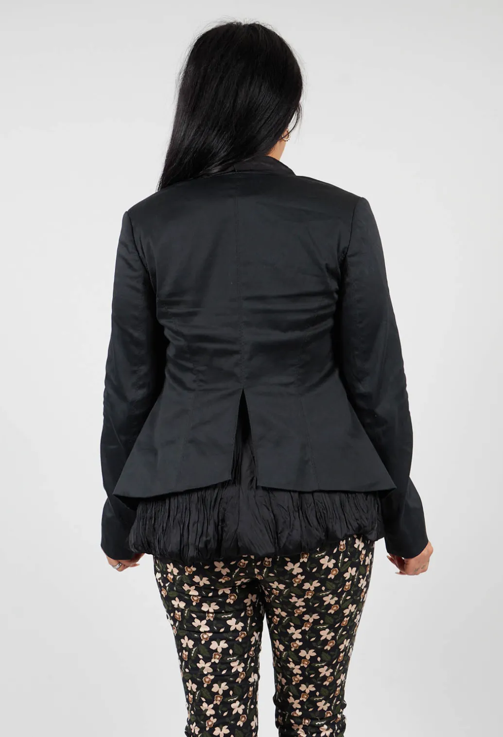 Layered Jacket in Black