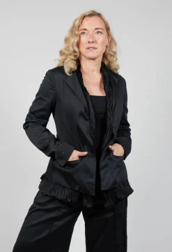 Layered Jacket in Black